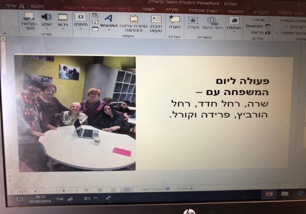 י’4 עם מבוגרי מועדון “קפה אירופה” העירוני